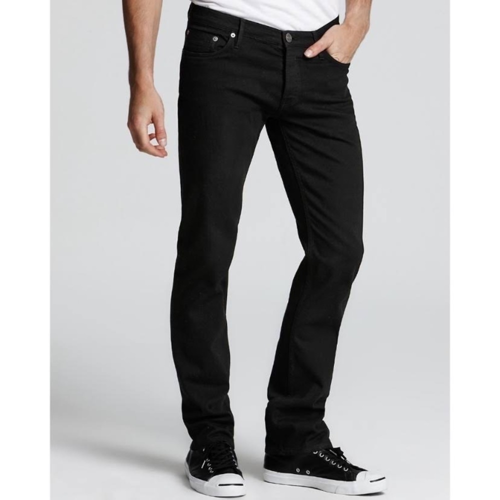 Burberry Brit Slim Straight Leg Black Jeans